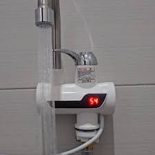Electric Instant Water Heating Tap with LED