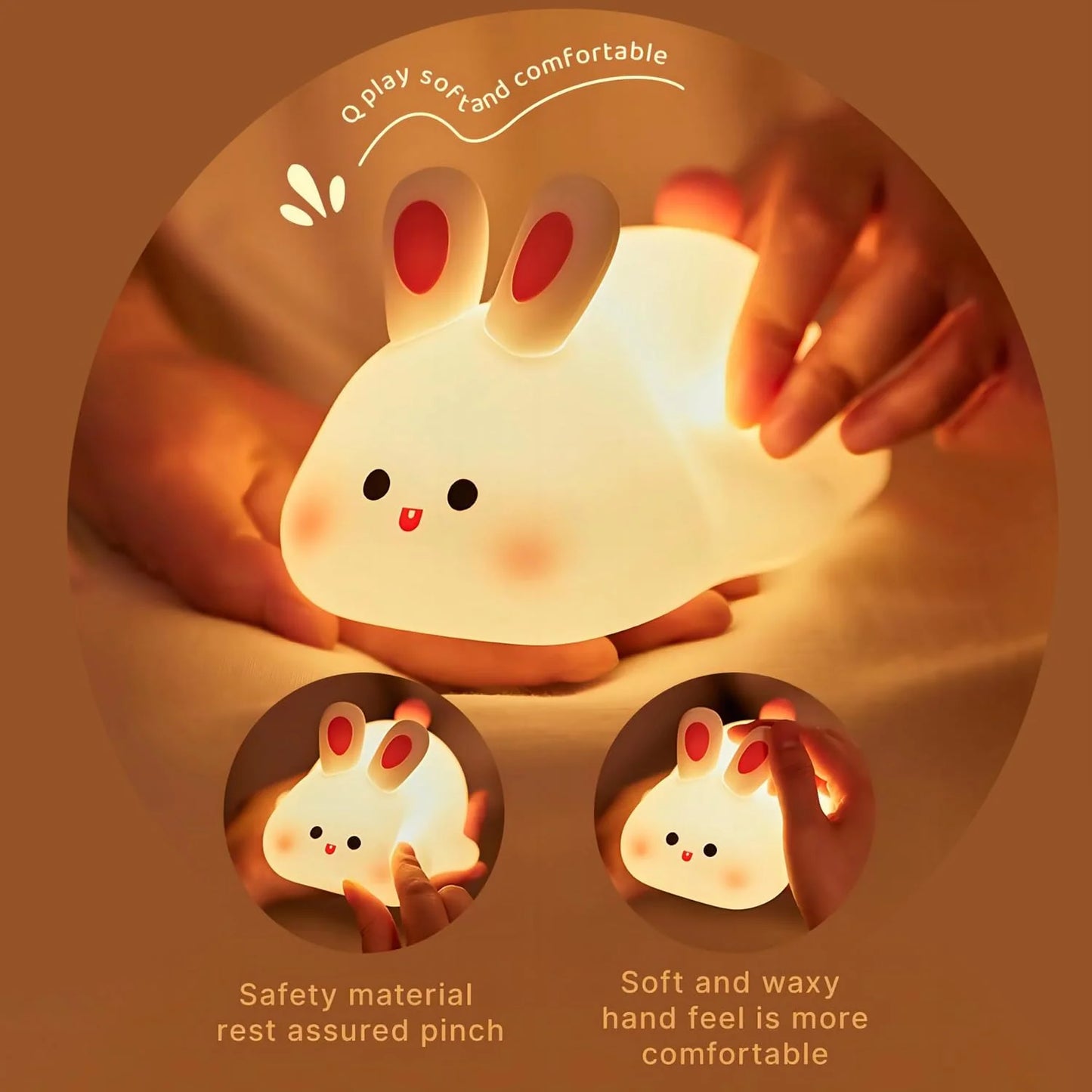 Cute Rechargeable Silicon Lamp