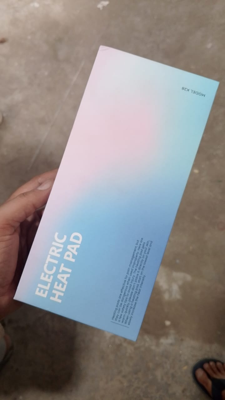 Electric Heating Pad with Massager, USB Heating Pad for Cramps Back Pain Relief.